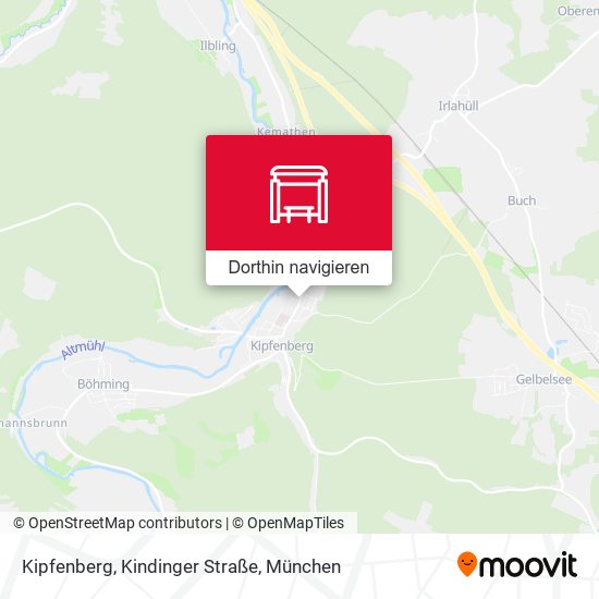 Kipfenberg, Kindinger Straße Karte