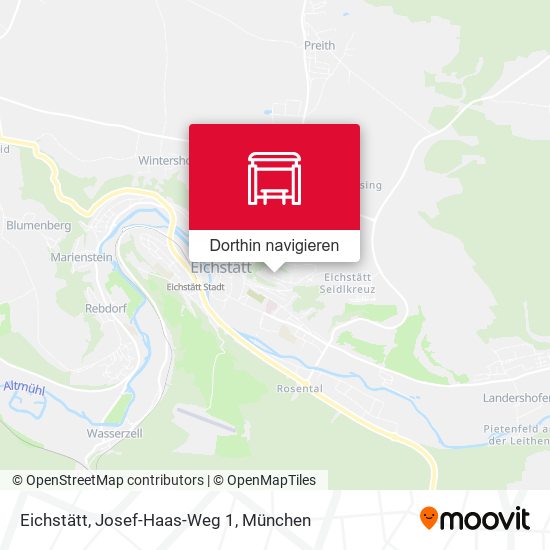 Eichstätt, Josef-Haas-Weg 1 Karte