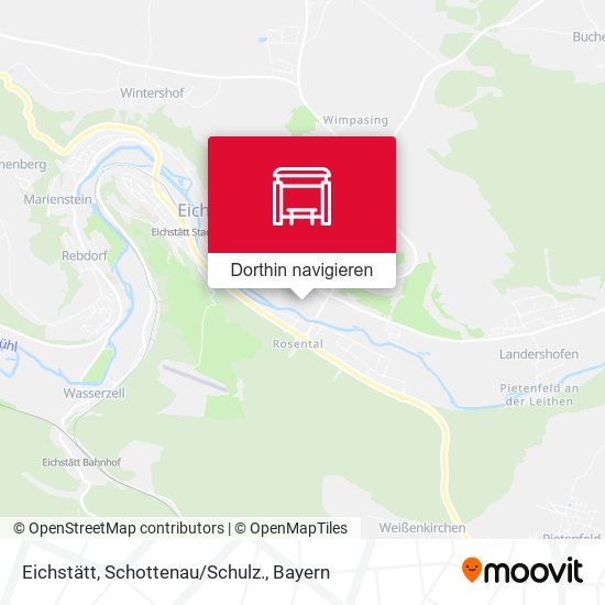 Eichstätt, Schottenau/Schulz. Karte