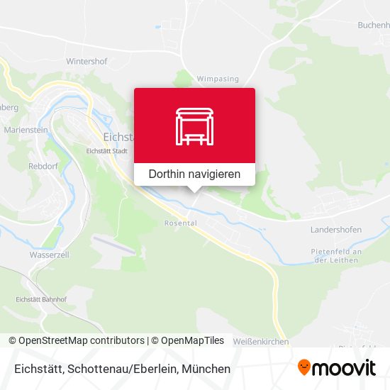 Eichstätt, Schottenau/Eberlein Karte