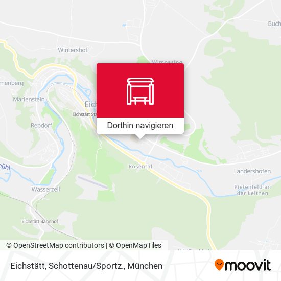 Eichstätt, Schottenau/Sportz. Karte