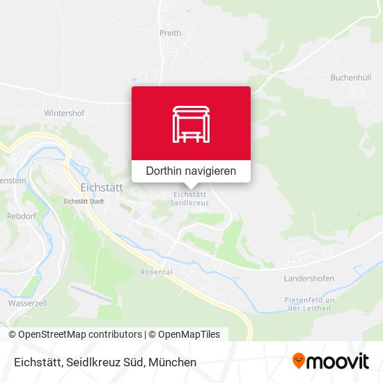 Eichstätt, Seidlkreuz Süd Karte
