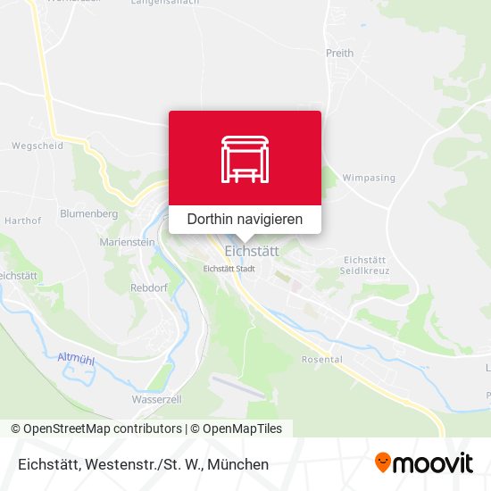 Eichstätt, Westenstr./St. W. Karte