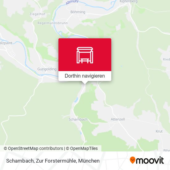 Schambach, Zur Forstermühle Karte