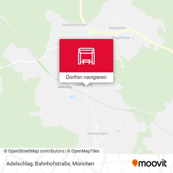 Adelschlag, Bahnhofstraße Karte