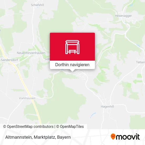 Altmannstein, Marktplatz Karte