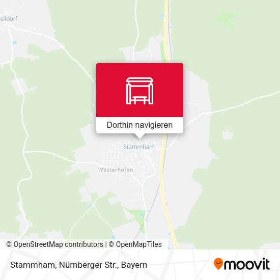 Stammham, Nürnberger Str. Karte