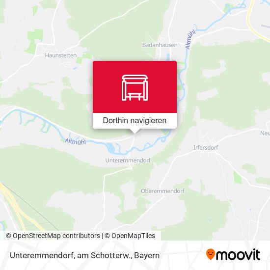 Unteremmendorf, am Schotterw. Karte