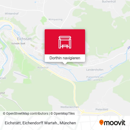 Eichstätt, Eichendorff Warteh. Karte