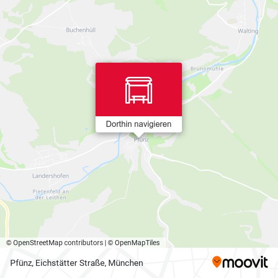 Pfünz, Eichstätter Straße Karte