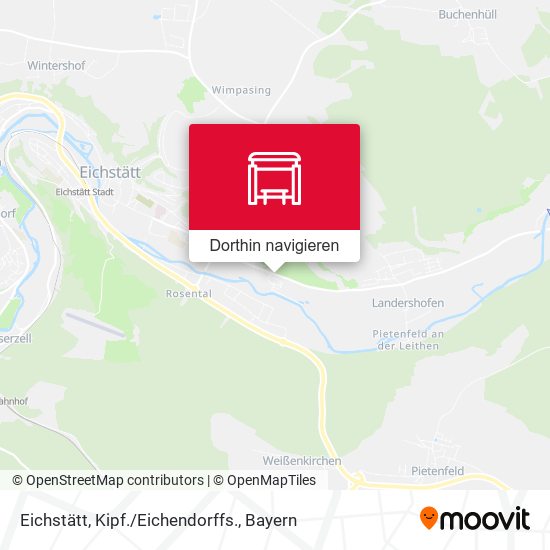 Eichstätt, Kipf./Eichendorffs. Karte