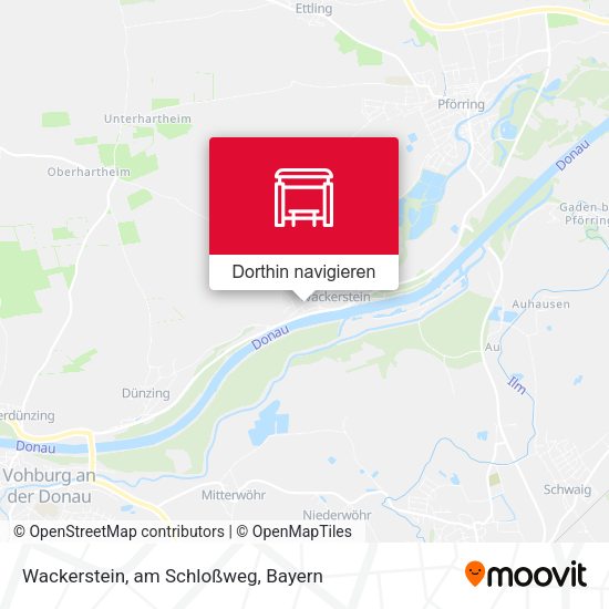 Wackerstein, am Schloßweg Karte
