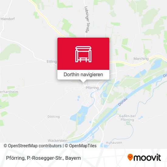 Pförring, P.-Rosegger-Str. Karte