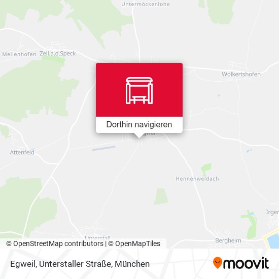 Egweil, Unterstaller Straße Karte