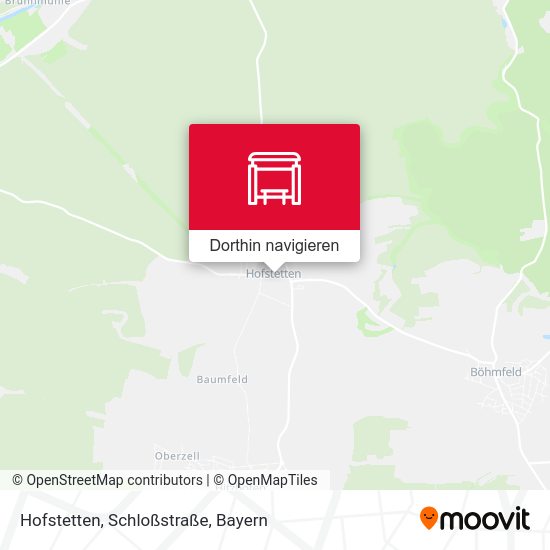 Hofstetten, Schloßstraße Karte
