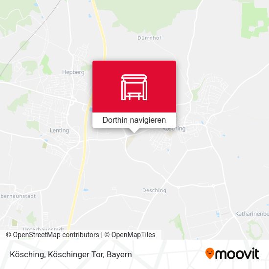 Kösching, Köschinger Tor Karte