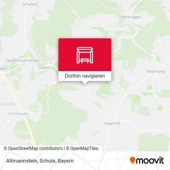 Altmannstein, Schule Karte