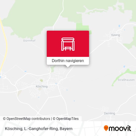 Kösching, L.-Ganghofer-Ring Karte