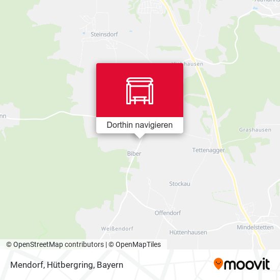 Mendorf, Hütbergring Karte