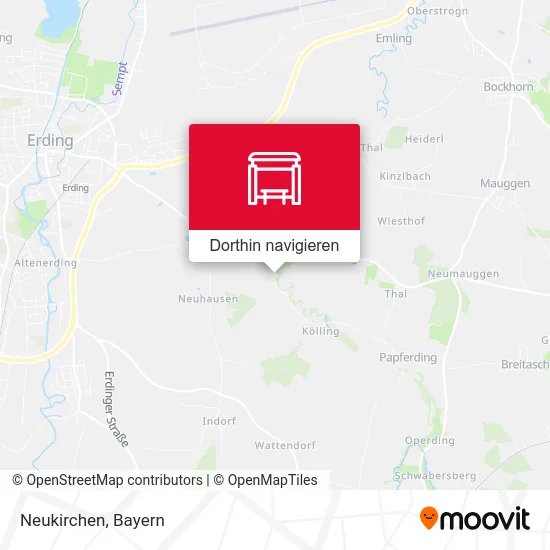 Neukirchen Karte