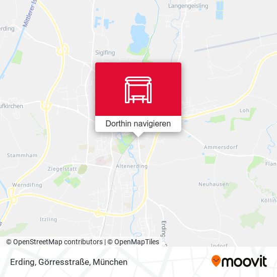 Erding, Görresstraße Karte