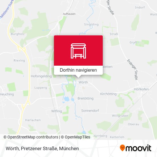 Wörth, Pretzener Straße Karte