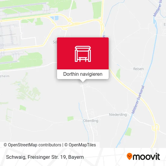 Schwaig, Freisinger Str. 19 Karte
