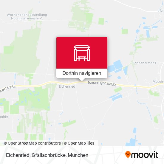 Eichenried, Gfällachbrücke Karte