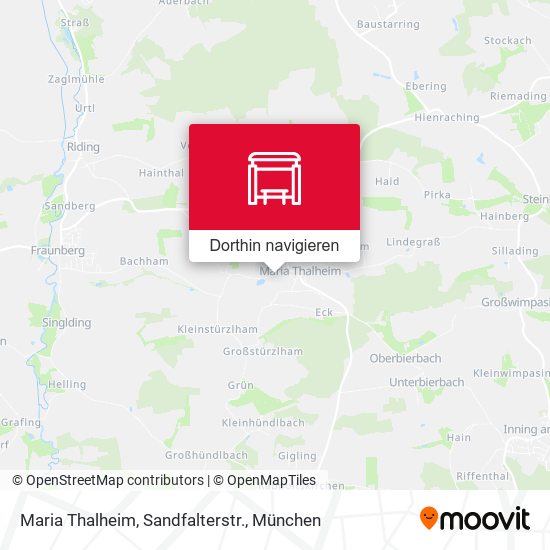 Maria Thalheim, Sandfalterstr. Karte