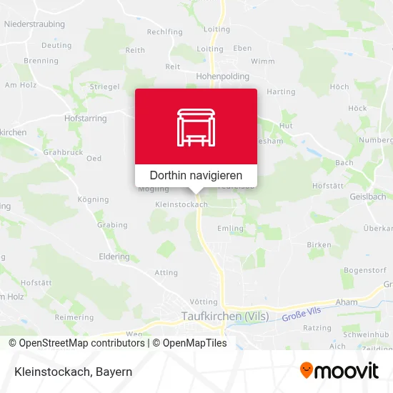 Kleinstockach Karte