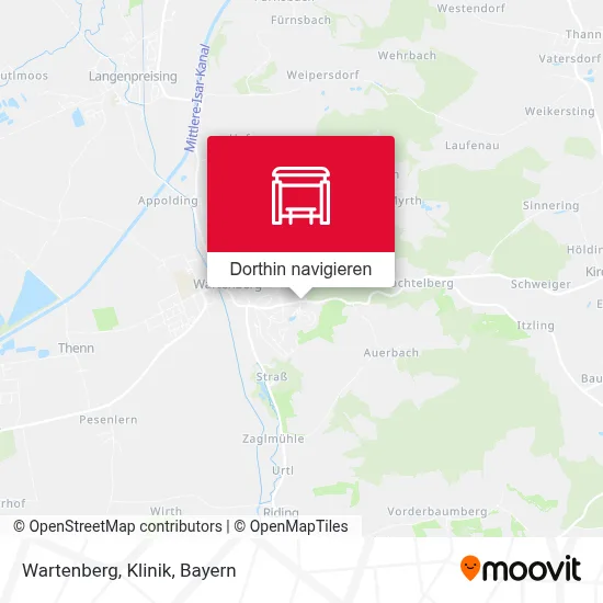 Wartenberg, Klinik Karte