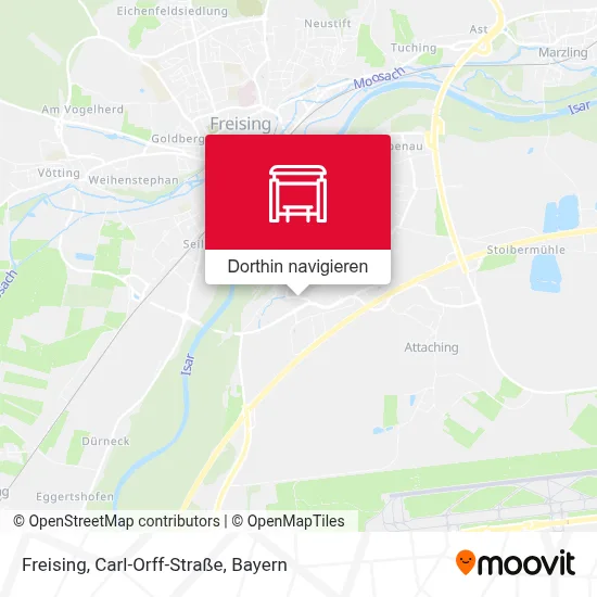 Freising, Carl-Orff-Straße Karte