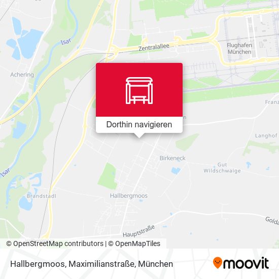 Hallbergmoos, Maximilianstraße Karte