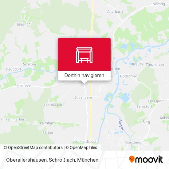 Oberallershausen, Schroßlach Karte