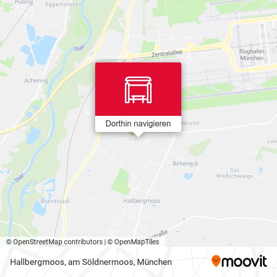 Hallbergmoos, am Söldnermoos Karte