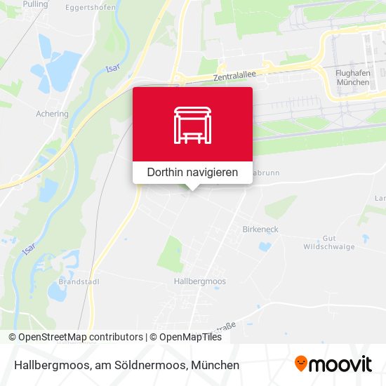 Hallbergmoos, am Söldnermoos Karte