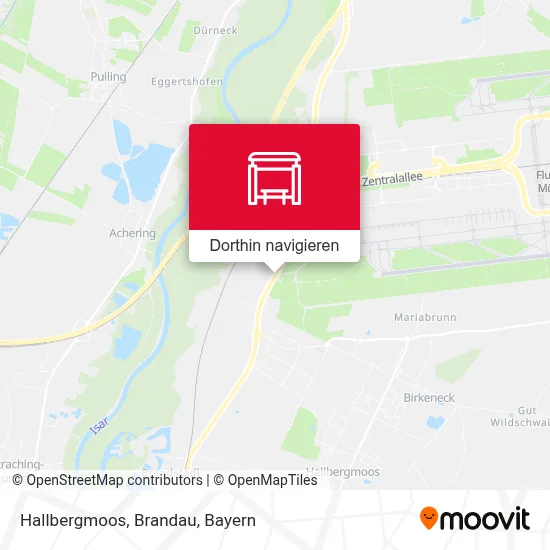 Hallbergmoos, Brandau Karte