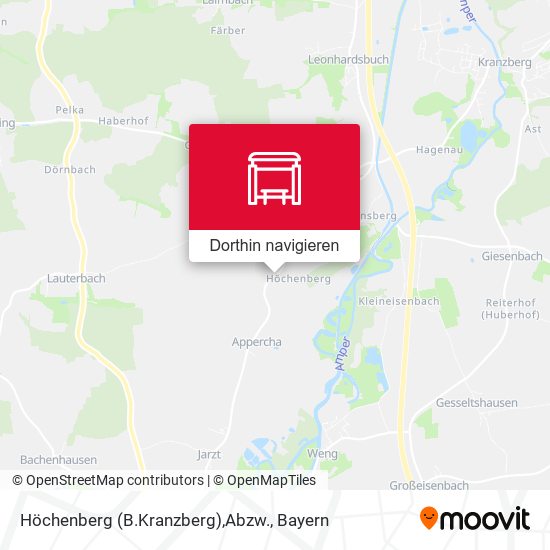 Höchenberg (B.Kranzberg),Abzw. Karte