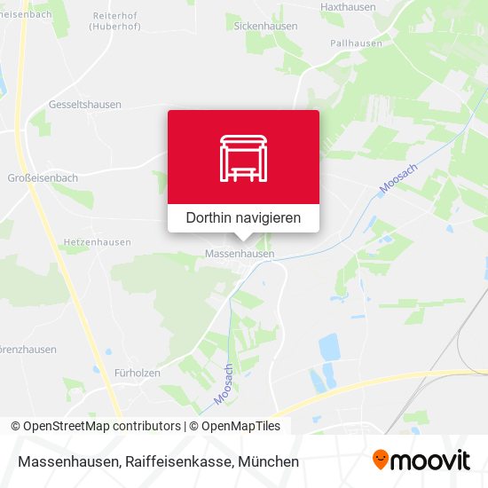 Massenhausen, Raiffeisenkasse Karte