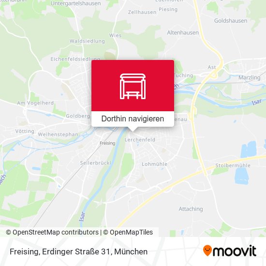 Freising, Erdinger Straße 31 Karte