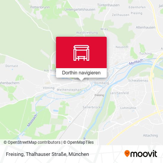 Freising, Thalhauser Straße Karte