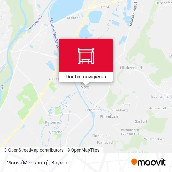 Moos (Moosburg) Karte
