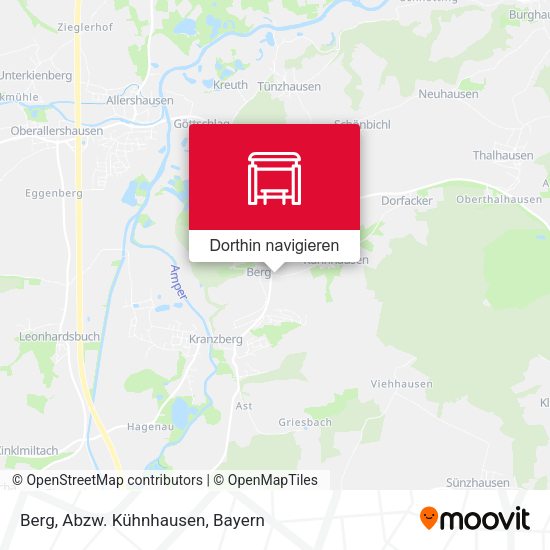 Berg, Abzw. Kühnhausen Karte