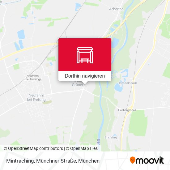 Mintraching, Münchner Straße Karte