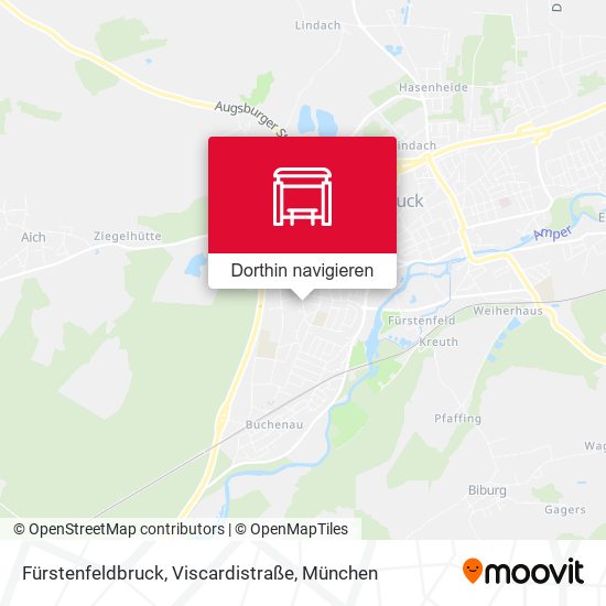 Fürstenfeldbruck, Viscardistraße Karte