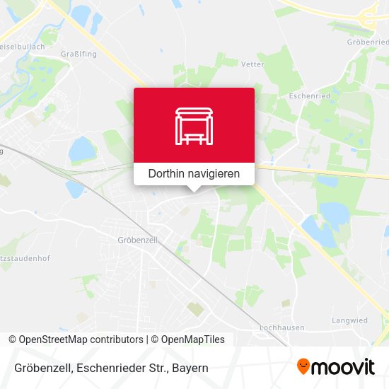 Gröbenzell, Eschenrieder Str. Karte