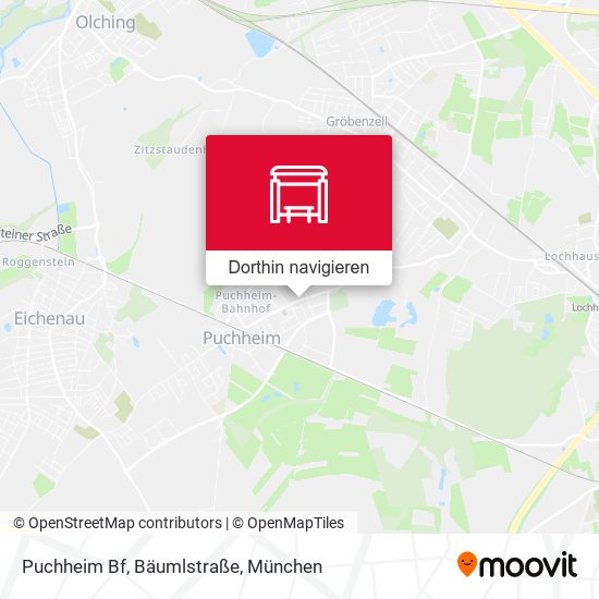 Puchheim Bf, Bäumlstraße Karte