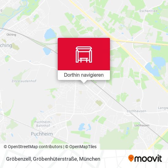 Gröbenzell, Gröbenhüterstraße Karte