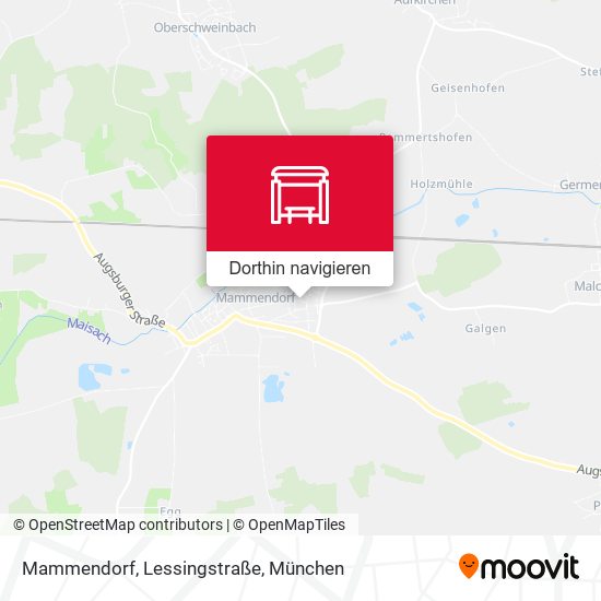 Mammendorf, Lessingstraße Karte