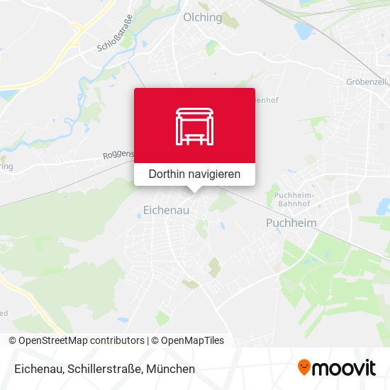 Eichenau, Schillerstraße Karte